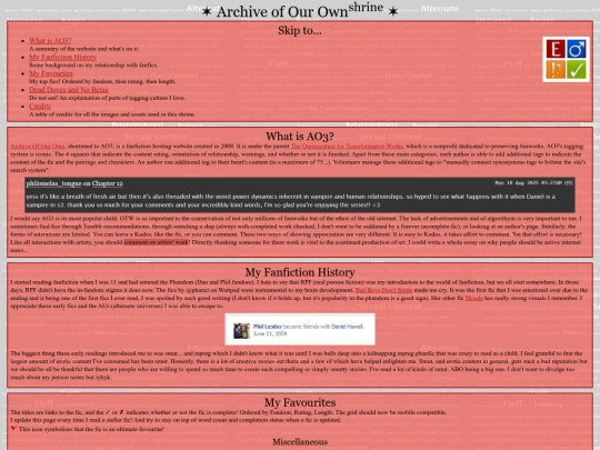 collections/ao3 screenshot