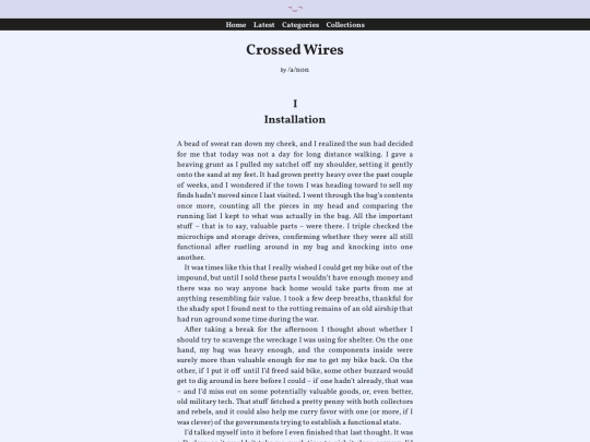 web/crossed-wires screenshot