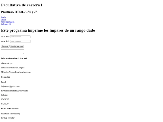Calculos screenshot