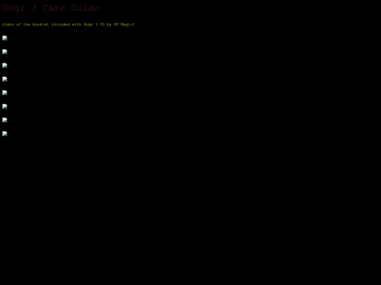 dogz3careguide screenshot