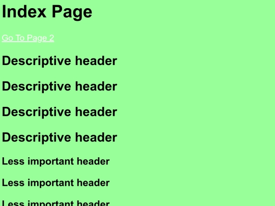 index screenshot