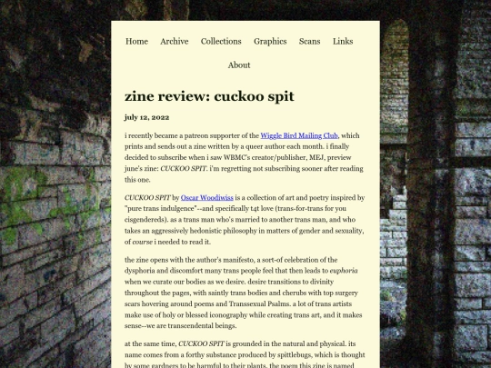 posts/2022-07-12-cuckoo-spit-zine-review screenshot