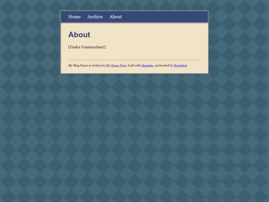 Zonelets Stuff/about screenshot