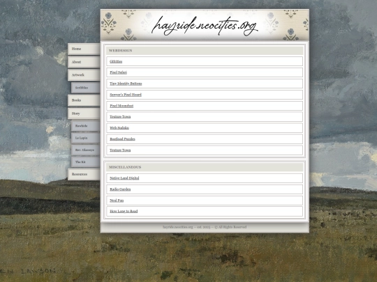 resources screenshot