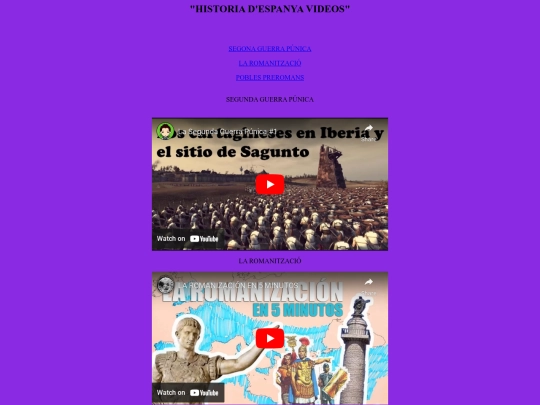 HistoriadeEspañavideos screenshot