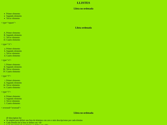 llistes screenshot