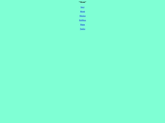 menu screenshot
