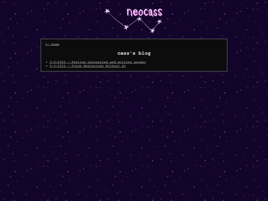 blog screenshot