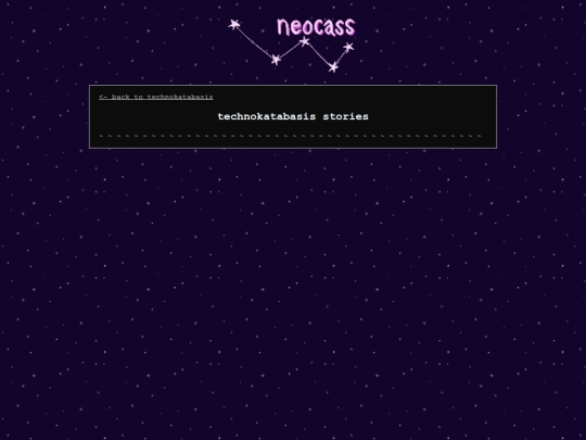technokatabasis/stories screenshot