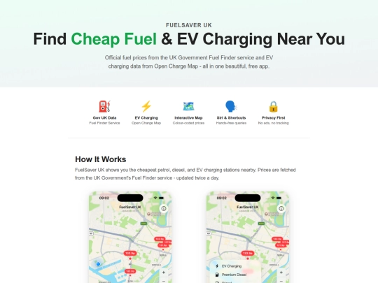 FuelSaverUK screenshot