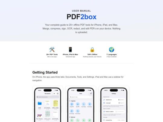 PDF2box screenshot