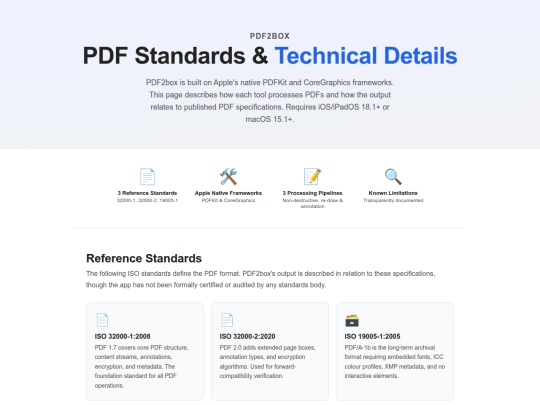 PDF2box/iso-compliance screenshot