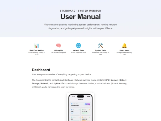 StatBoard screenshot