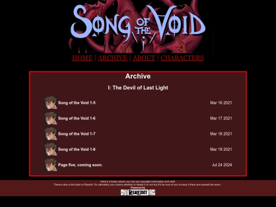archive screenshot
