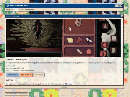 releases/thanks-come-again screenshot