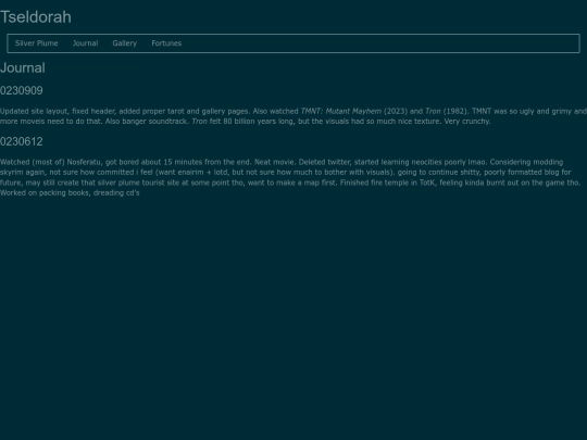 journal screenshot
