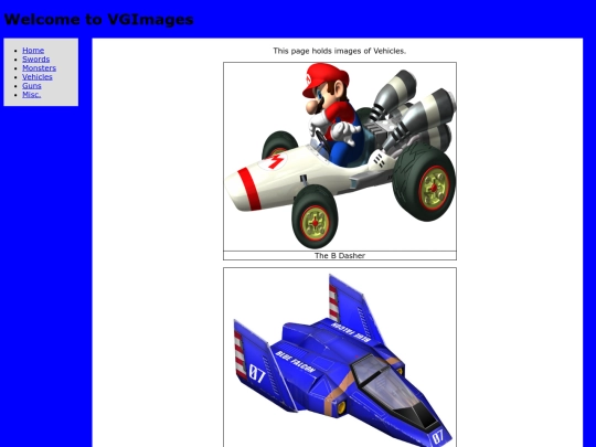 Vehicles screenshot
