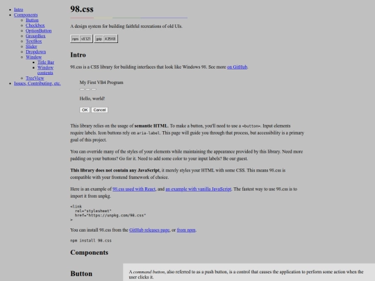 agroom/98ui/docs screenshot