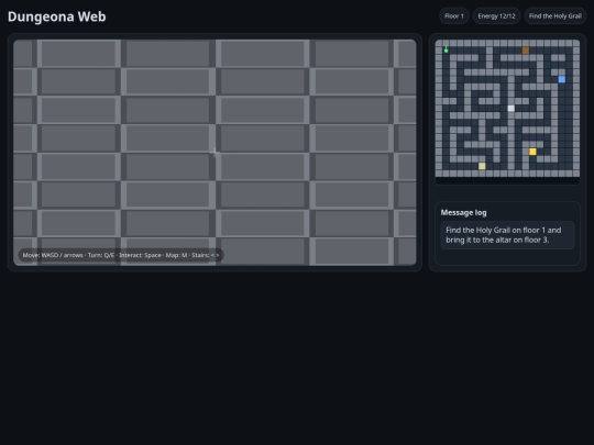 dungeona-web screenshot