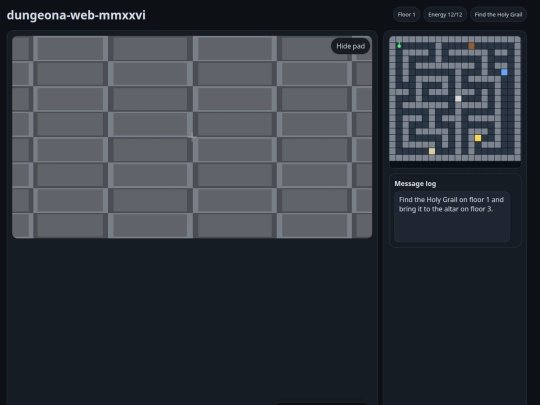 dungeona/web1 screenshot