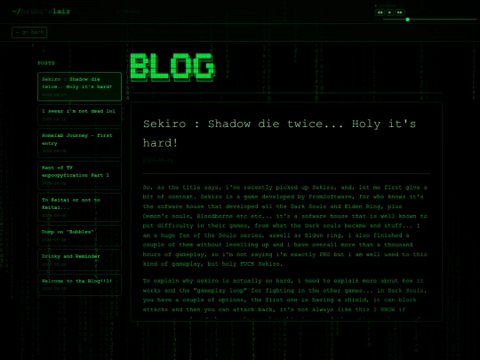 blog screenshot
