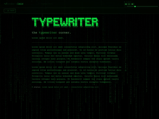 typewriter screenshot