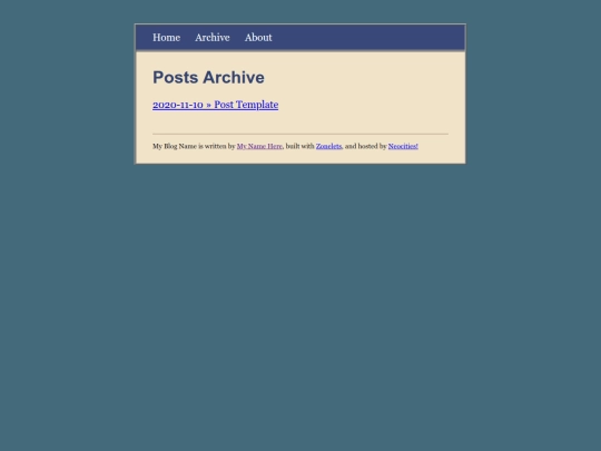 archive screenshot