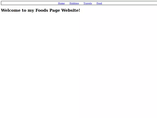 Foods screenshot