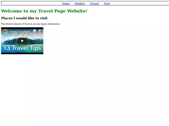 Travels screenshot