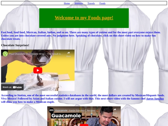 foods screenshot