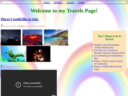 travels screenshot