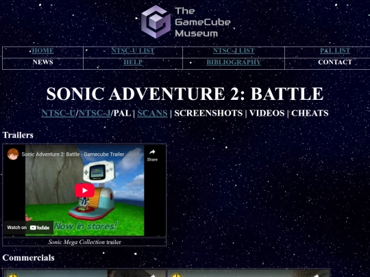 games/sa2b/videos screenshot