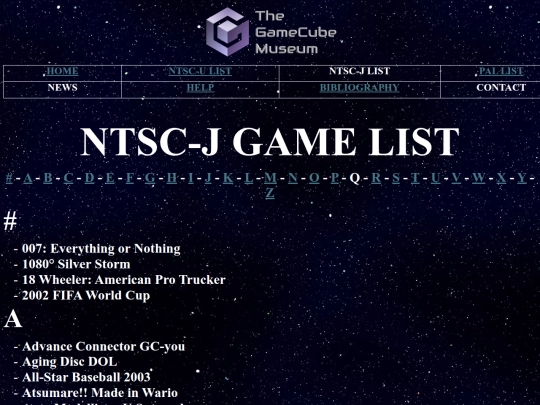 ntscj-list screenshot