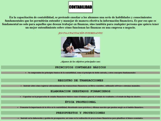 CAPA HTML J/Contabilidad screenshot