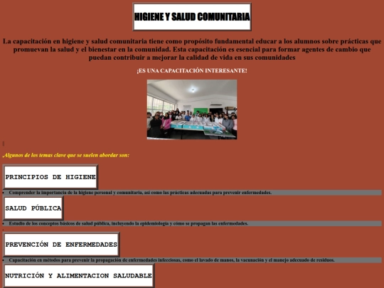 CAPA HTML J/Higiene screenshot