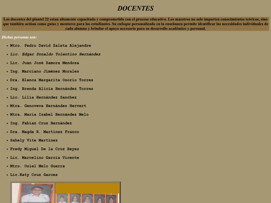 CAPACITACIONES Y AREAS ACTUALIZADO HTML/docentes screenshot
