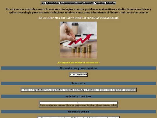 CAPACITACIONES Y AREAS ACTUALIZADO HTML/economico administrativo screenshot