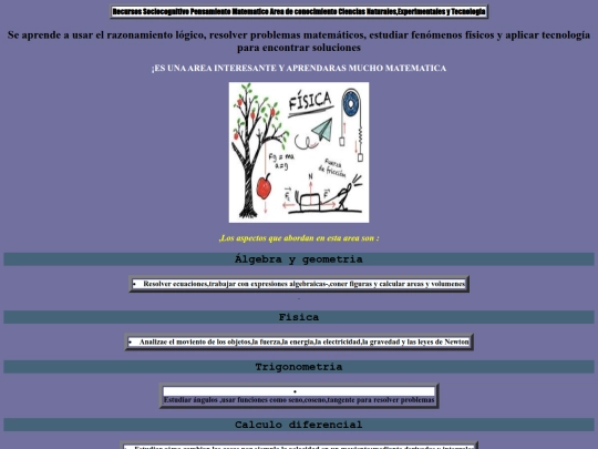 CAPACITACIONES Y AREAS ACTUALIZADO HTML/fisico matematico screenshot