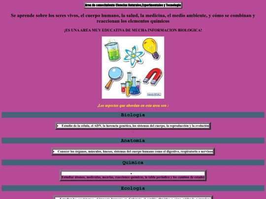 CAPACITACIONES Y AREAS ACTUALIZADO HTML/quimicobiologo screenshot