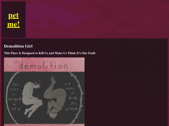 music/2025/01/11/Demolition-Girl-This-Place-Is-Designed-to-Kill-Us screenshot