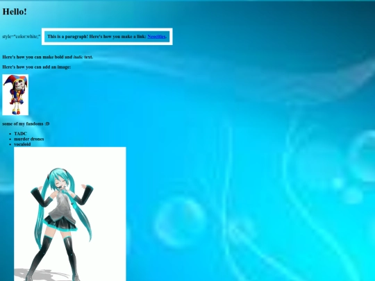 index screenshot