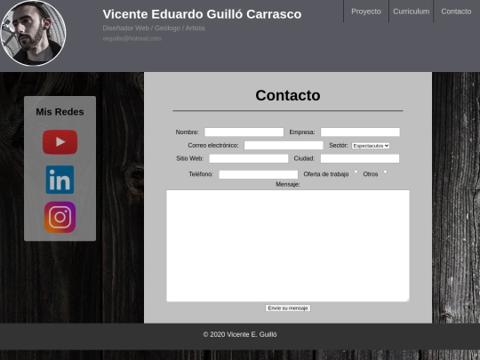 contacto screenshot
