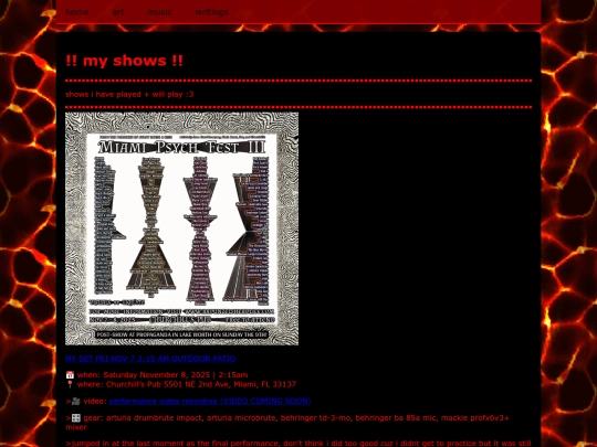 music/myshows screenshot