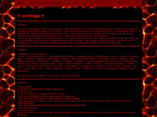 writings/writings screenshot
