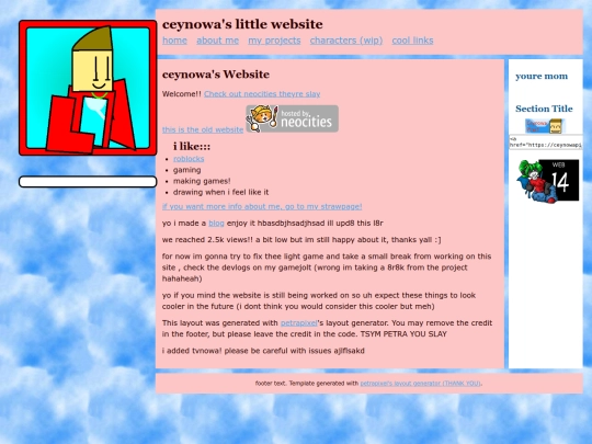 index screenshot