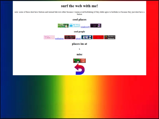 links screenshot