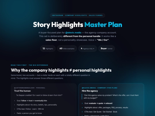 instagram-highlights-elevix-company screenshot