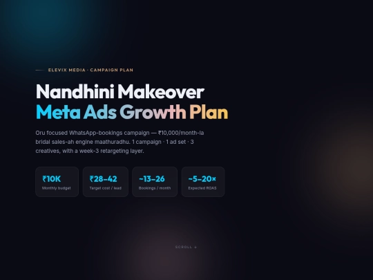 nandhini-meta-ads-plan screenshot