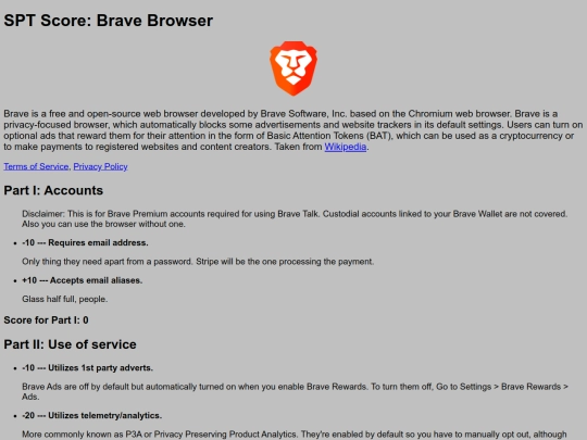 scores/bravebrowser screenshot