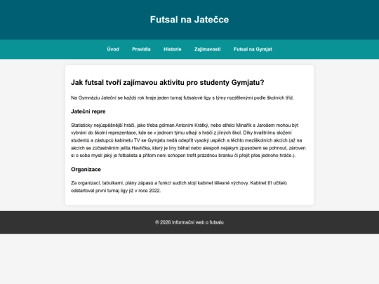 FutsalnaGymjat screenshot
